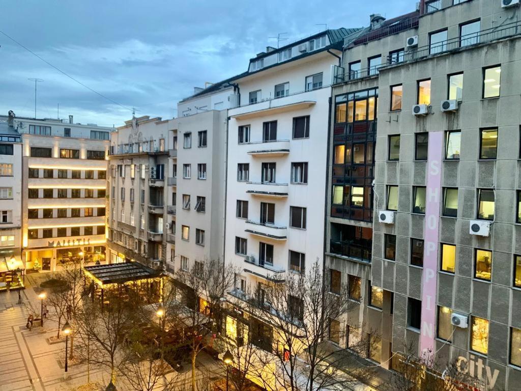 City Center Crown Apartment Belgrado Exterior foto